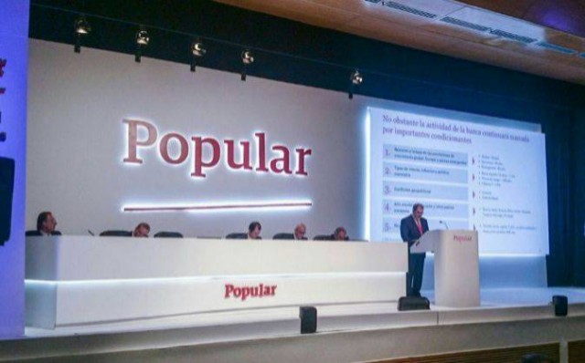 Banco Popular es un valor totalmente bajista