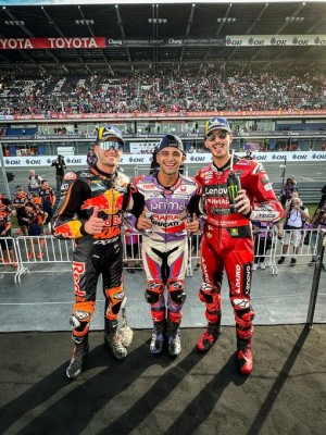 Jorge Martín hace doblete en Tailandia y recorta 14 puntos al líder Bagnaia