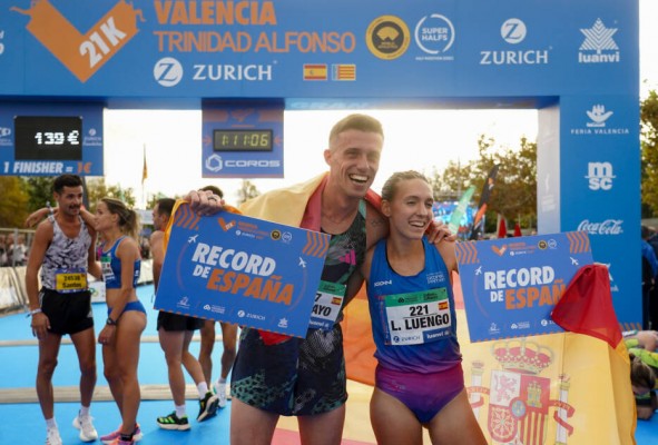 Los récords de Luengo y Mayo, un aperitivo para el Maratón de Valencia

