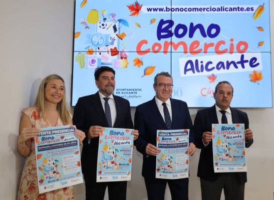 Alicante cierra otra campaña del bono comercio y suma 6,3 millones de compras inducidas