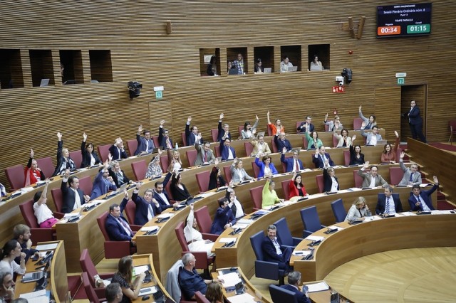 Rechazadas las enmiendas a la totalidad de PSPV y Compromís a la bonificación de Sucesiones