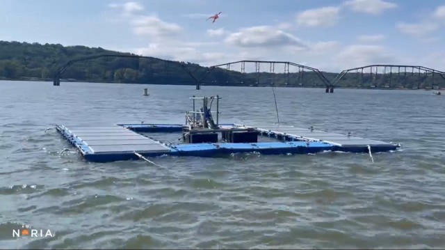 De Beneixama a Oklahoma: Isigenere colabora con sus placas flotantes en un plan de aireación de agua