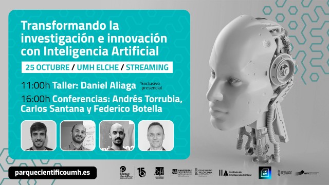
El PCUMH organiza una jornada sobre aplicabilidad de la IA en investigación e innovación científica