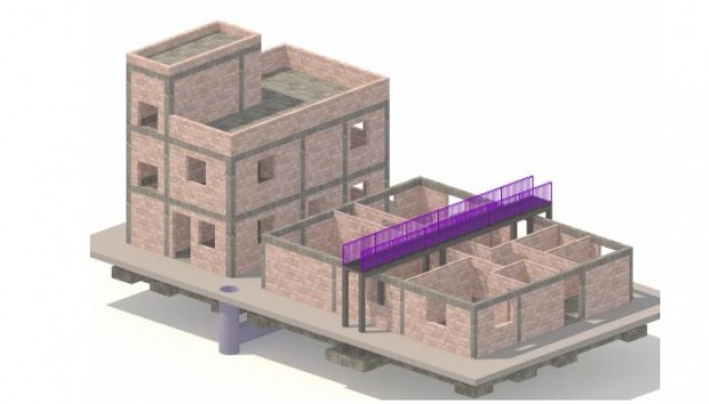 Jumabeda construye en la sede de la Escuela de Infantería de Marina un poblado para simulación de combate urbano

