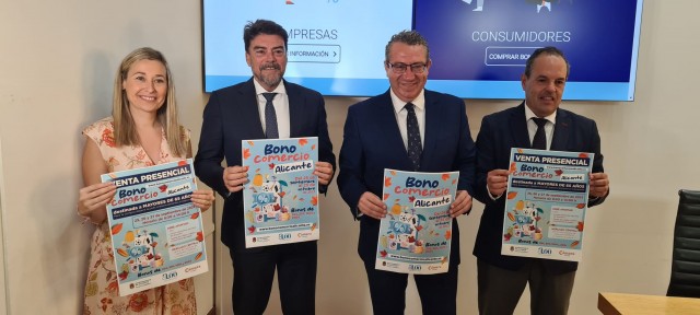 Alicante apura la quinta campaña del bono comercio con más de 2.270 beneficiados
