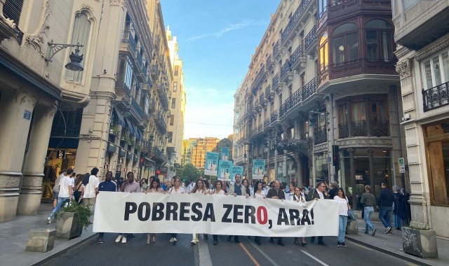 Pobresa Zero exige en València y Alicante acabar con las desigualdades globales