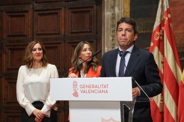 Las diez medidas más destacadas de los cien días de Mazón como presidente de la Generalitat