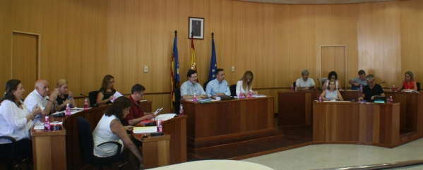 Pleno del Ayuntamiento de San Antonio de Benagéber. Foto: Guanyem SAB - 
