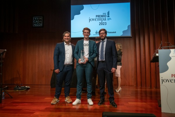 El proyecto de German Agulló, GDV Mobility, gana los premios talento empresarial Jovempa 2023