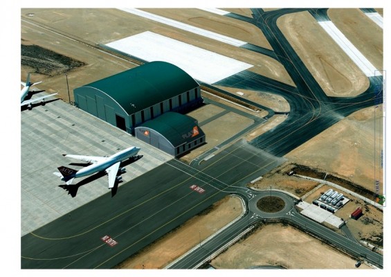 Grupo Bertolín construye el segundo hangar del aeropuerto de Teruel
