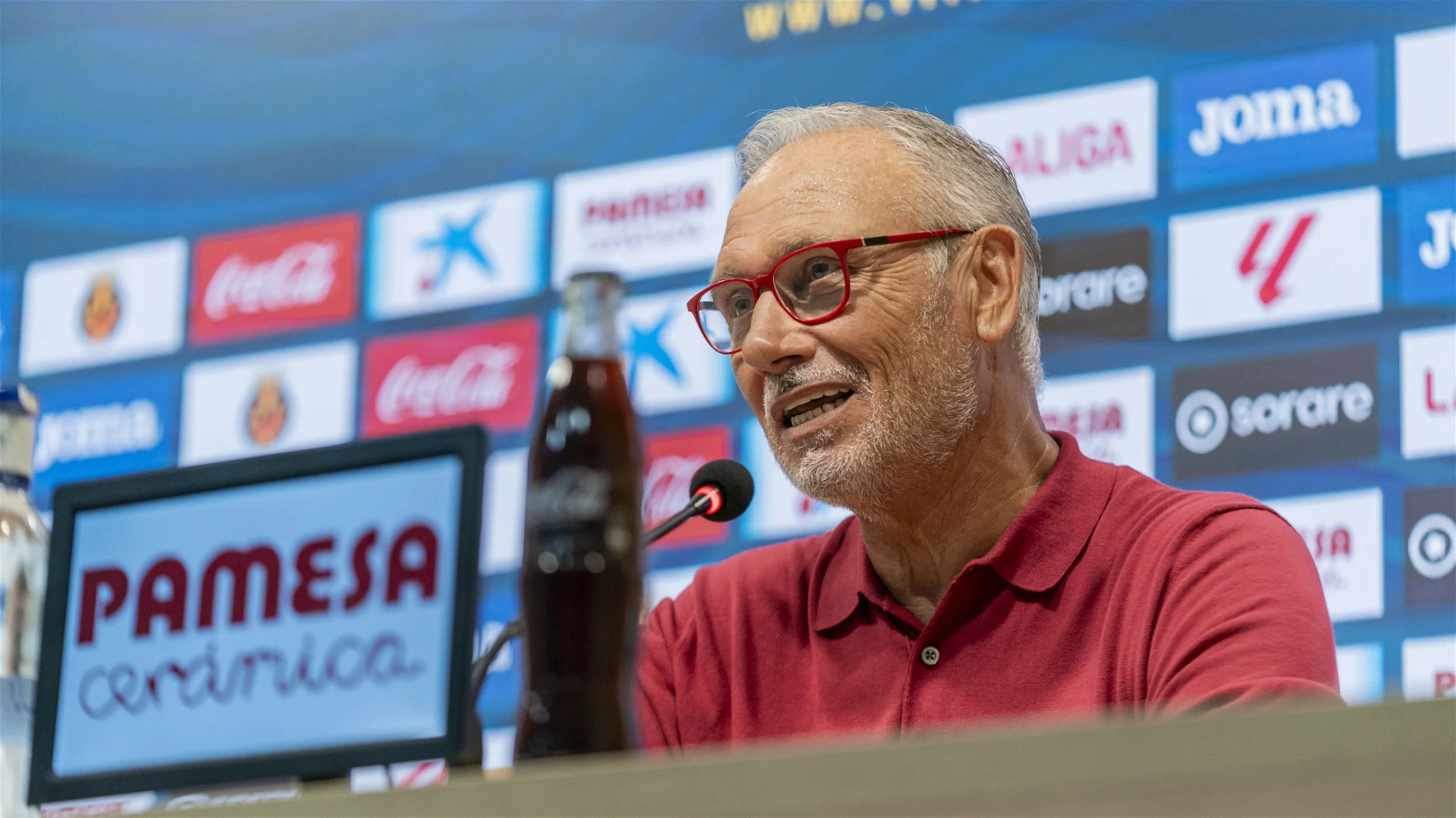 Miguel Álvarez, entrenador del Villarreal B. Villarreal CF - 