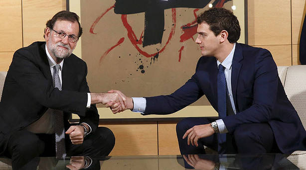 Mariano Rajoy y Albert Rivera. EFE - 