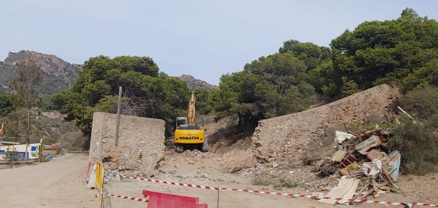 Arba Cartagena denuncia la tala de árboles junto a La Algameca para habilitar los accesos del nuevo CATE