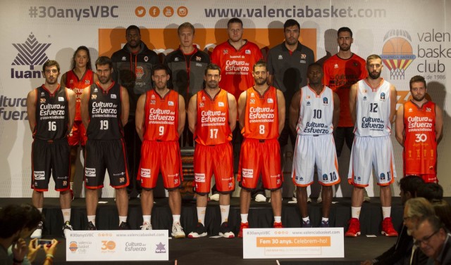 El Valencia Basket presenta las equipaciones para la temporada 16-17