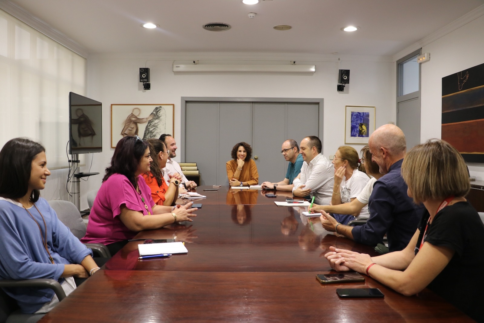 La Xarxa d'Alcaldies del Departamento de Manises se reúne con el Comité de Empresa