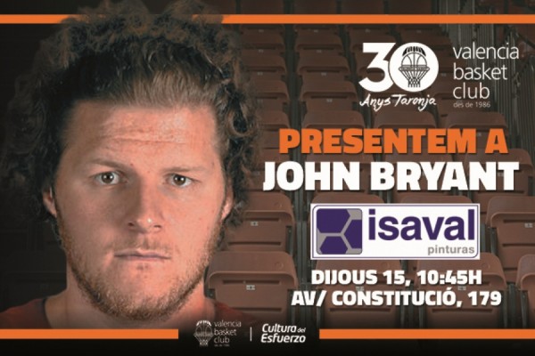 El Valencia Basket presentará a Bryant tras semanas de espera por su estado físico