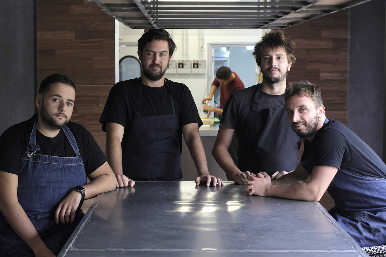 De izquierda a derecha, Sancanuto, Moreno, Orozco y Román (Foto: PABLO ARGENTE) - 