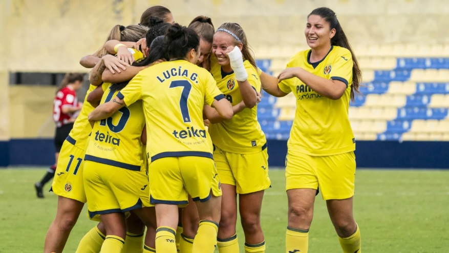 El Villarreal Femenino golea al Athletic y logra su primera victoria de la temporada