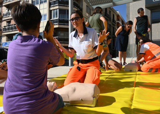 Los profesionales sanitarios explicarán en Castelló cómo actuar ante una parada cardíaca