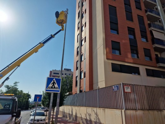 Churra y Espinardo renuevan sus puntos de luz para reducir el consumo y la factura eléctrica