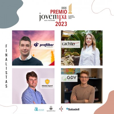 El premio Jovempa al Talento Joven 2023 selecciona a sus cuatro finalistas