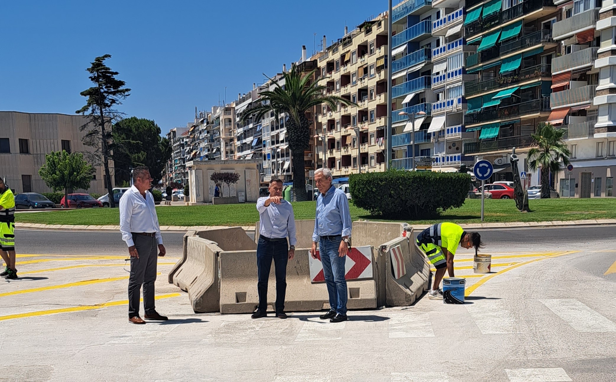 Burriana reanuda las obras de la avenida Mediterránea tras el parón por la temporada alta
