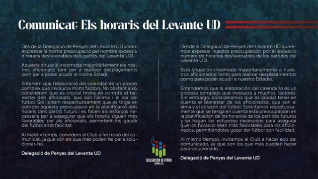 Las peñas del Levante critican los 