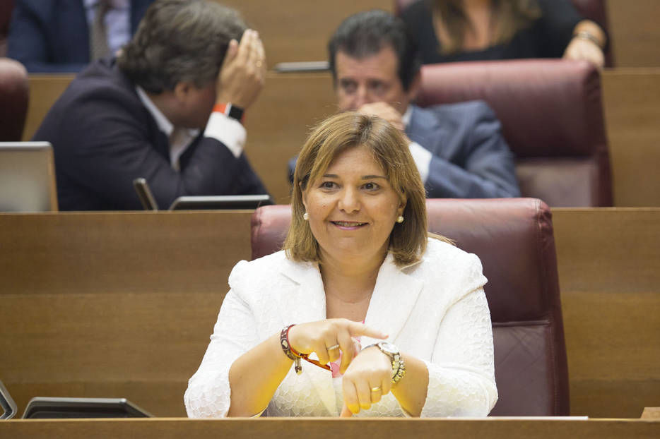 La portavoz y presidenta del PPCV, Isabel Bonig, en el Debate de Política General. MARGA FERRER - 