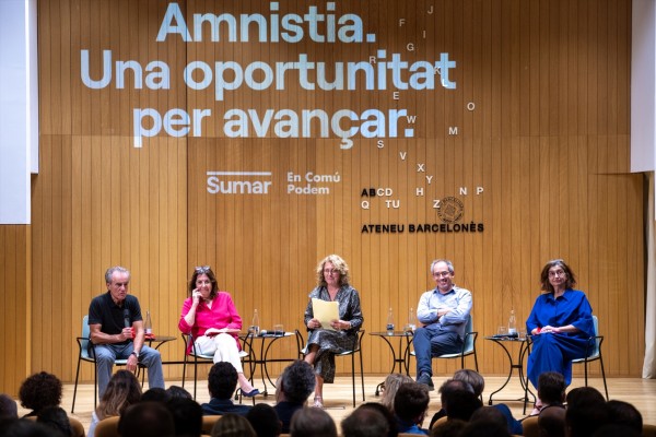 La amnistía de Sumar abarcaría a los políticos del 'procés' o a los encausados por los disturbios de 'Tsunami'

