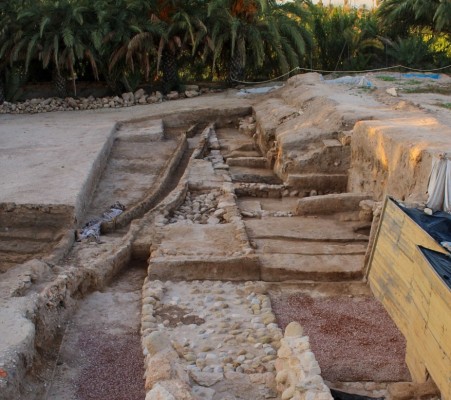 Hallan elementos antisísmicos en la muralla ibérica del yacimiento de L'Alcúdia 
