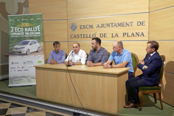 El concejal de Movilidad del Ayuntamiento de Castellón presenta el Eco Rallye de la Comunitat Valenciana