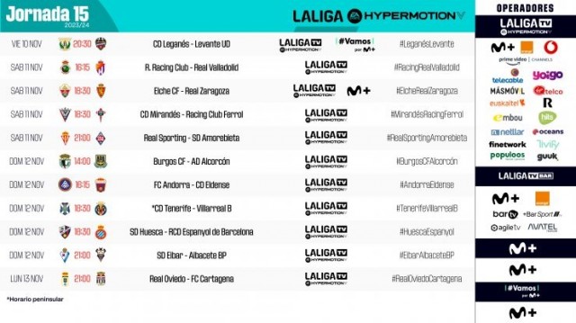 El Elche-Real Zaragoza se jugará el sábado 11 de noviembre desde las 18:30 horas