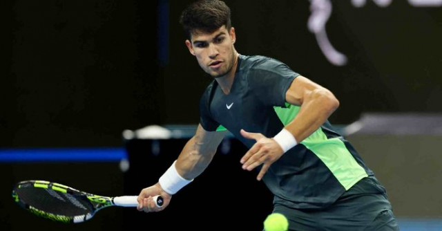Alcaraz vence a Barrère en su estreno en el Masters 1.000 de Shanghai, principal torneo de Asia 