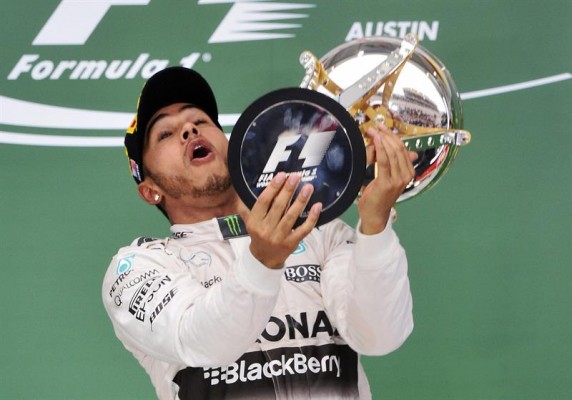 Hamilton, campeón del mundo de Fórmula Uno tras ganar en Austin