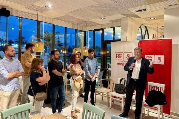 Puig reitera el apoyo del PSPV a Sánchez para que España tenga un gobierno progresista: 