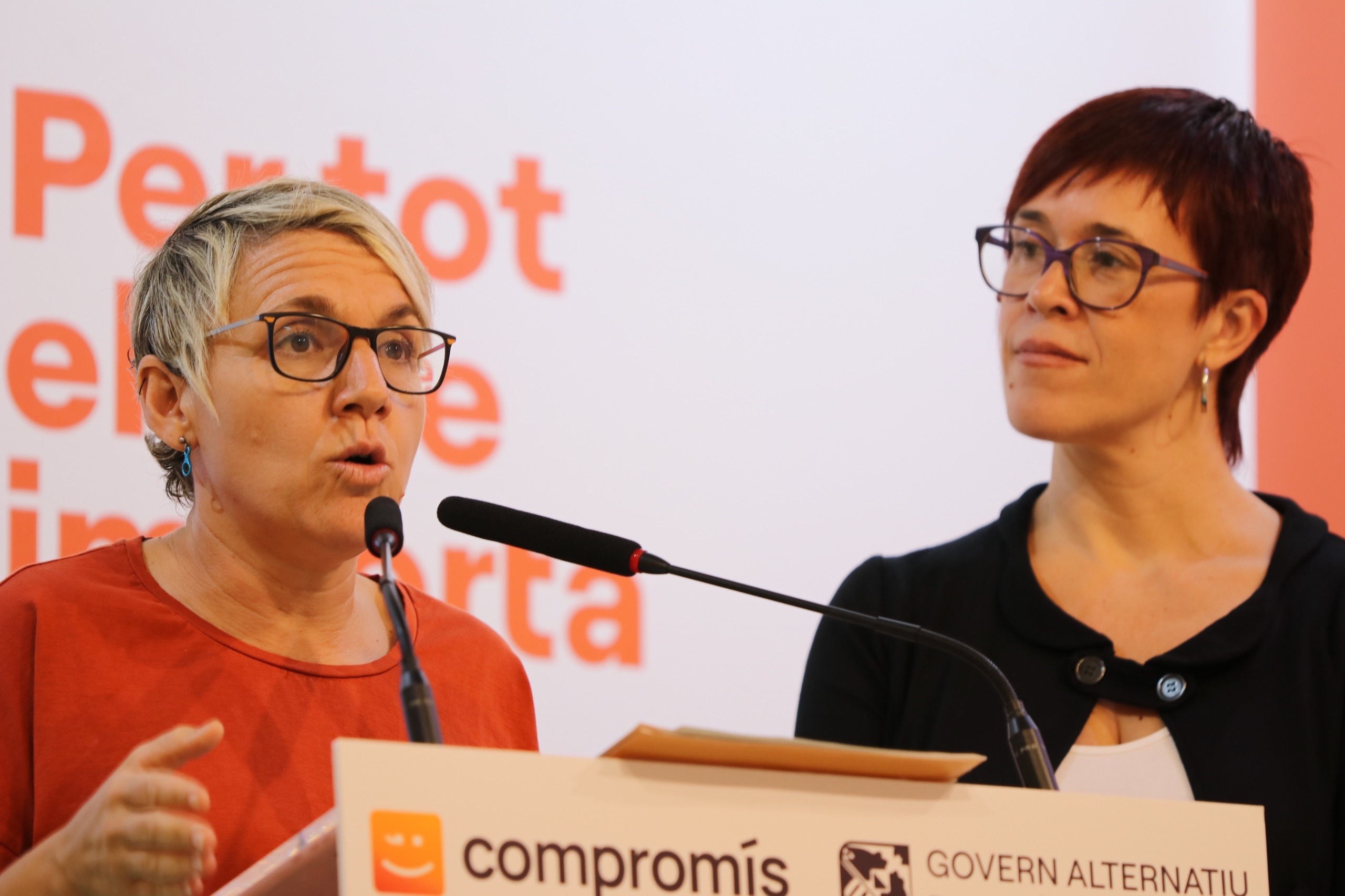 Papi Robles y Àgueda Micó. Foto: COMPROMÍS - 