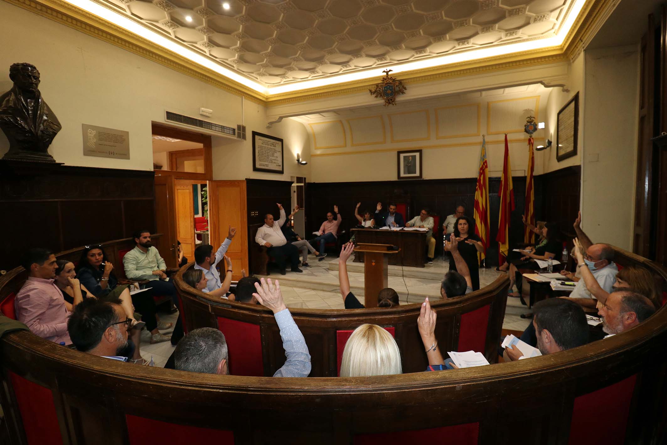 Pleno ordinario de Sagunt. Foto: Ajuntement de Sagunt - 
