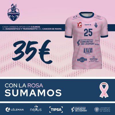  Colabora en la lucha contra el cáncer de mama con Conqueridor y consigue tu camiseta desde 35€