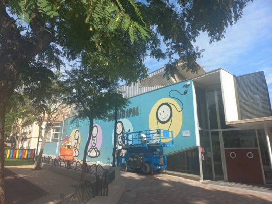 Música, grafiti, pintura rápida y fiesta de Halloween, en el festival de arte urbano de Alcantarilla