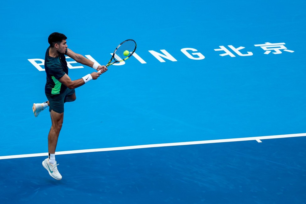 Carlos Alcaraz en Pekín. Foto: ATP - 