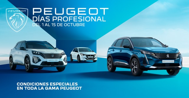 Los 'Días Profesional Peugeot' llegan a Leonauto, con condiciones especiales en toda la gama
