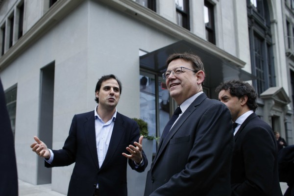 El presidente Puig visita Porcelanosa, Lladró y se reúne con jóvenes valencianos en Nueva York