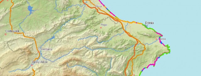 Costas saca a información pública el deslinde de otros dos tramos del litoral norte de Dénia