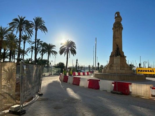 Alicante abre al tráfico la rotonda de Canalejas con sentido único a Ramón y Cajal