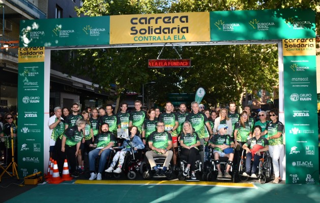 La Carrera Solidaria de Fundación Eurocaja Rural Contra la ELA reúne a 4.000 participantes 