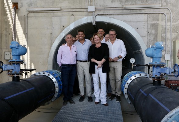 Mazón destaca la unidad de las instituciones y los regantes en la reivindicación del agua