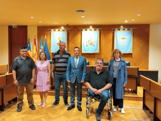 Burriana contrata a cuatro personas con discapacidad a través de las ayudas Labora 