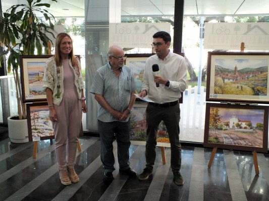 Almassora inaugura la exposición pictórica 'Enrique Agut: Luz, Color y Armonía'