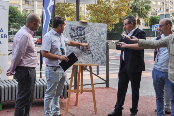 Comienzan las obras de alcantarillado y plantado de árboles en Els Tolls de Benidorm