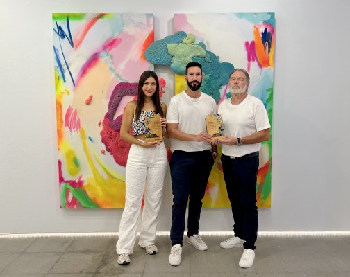 Gema Alpuente, de Galería Cuatro, gana el premio del público de Abierto València 2023
